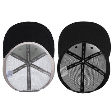 BassDASH cap mesh back closeup emphasizes cooling airflow