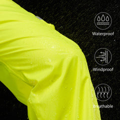 BASSDASH Complete men's rain pant adjustable hem over-boot fit.