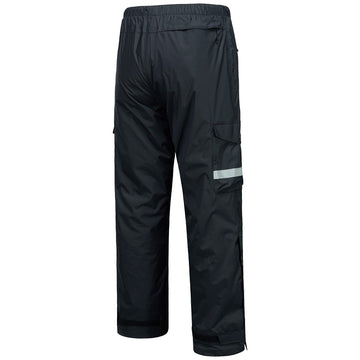 BassDASH Complete rain pant fabric texture highlighting lightweight breathability