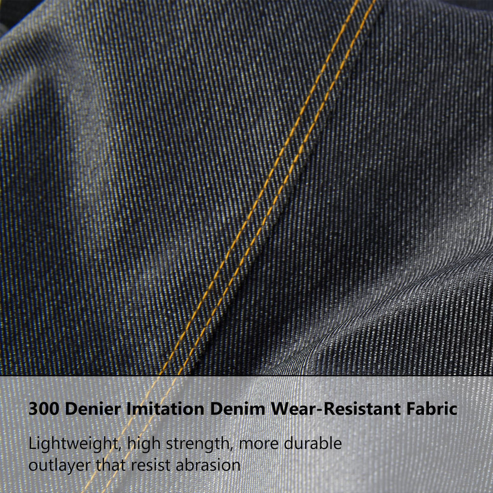 Bassdash Denim Waders with D-ring attachments for easy tool and net setup