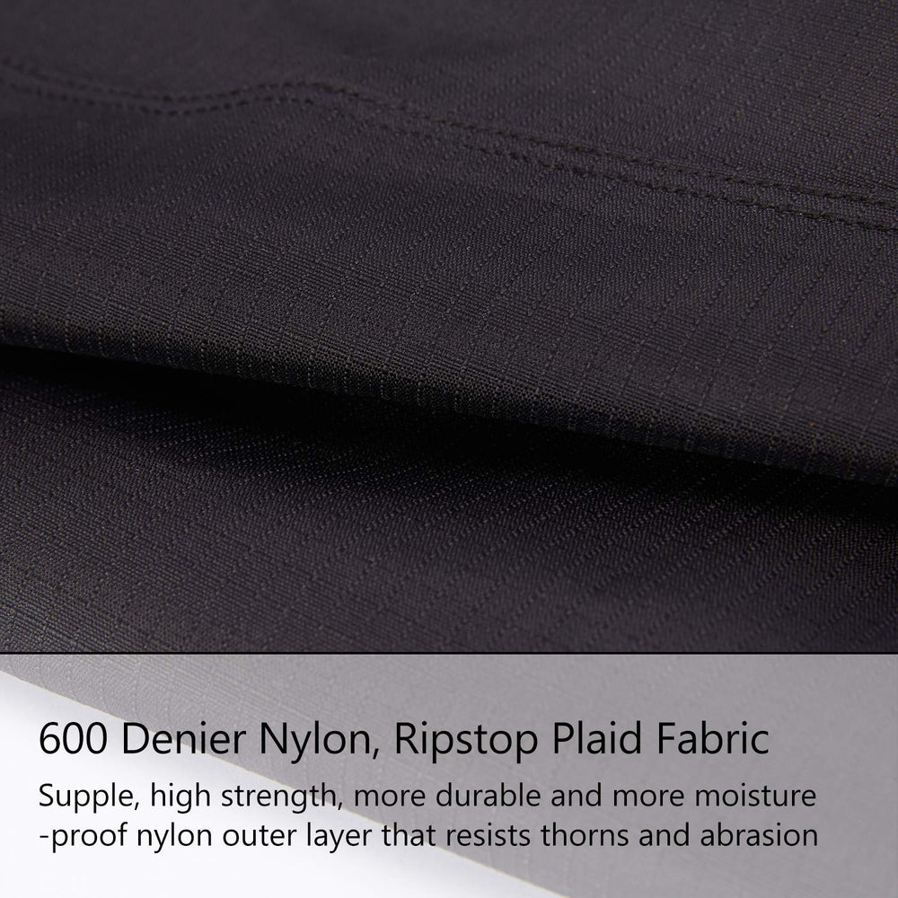 BASSDASH double-stitched seams and heat sealing indicate lasting seam integrity