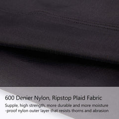 BASSDASH double-stitched seams and heat sealing indicate lasting seam integrity