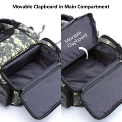 BASSDASH Fishing Tackle Backpack rod holder pockets offer secure gear access during casting.