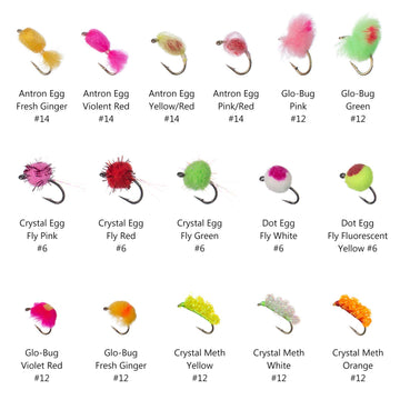 Assorted wet flies and nymphs from the BASSDASH kit