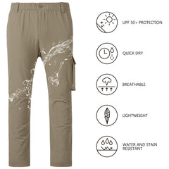 BASSDASH FP05M elastic waist with zipper fly offers easy on-off comfort.