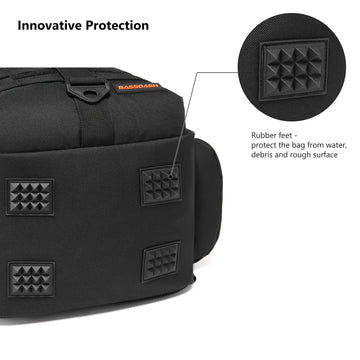 BassDASH FP07 breathable mesh back panel reduces sweat during long days.
