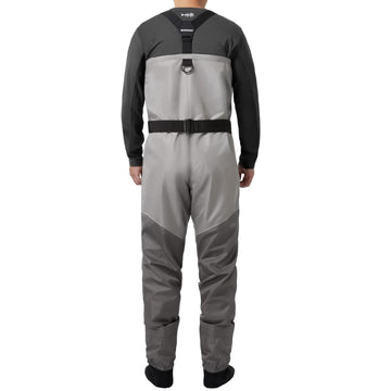 BASSDASH FW08 chest pocket with water-resistant zipper for secure storage on rivers