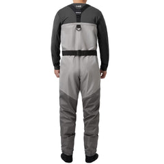 BASSDASH FW08 chest pocket with water-resistant zipper for secure storage on rivers