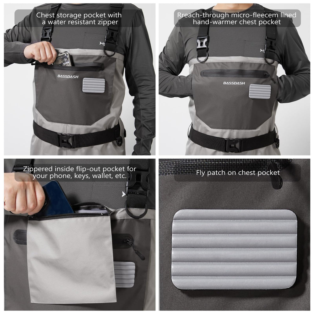 BASSDASH FW08 detachable fly patch for easy gear organization on the river