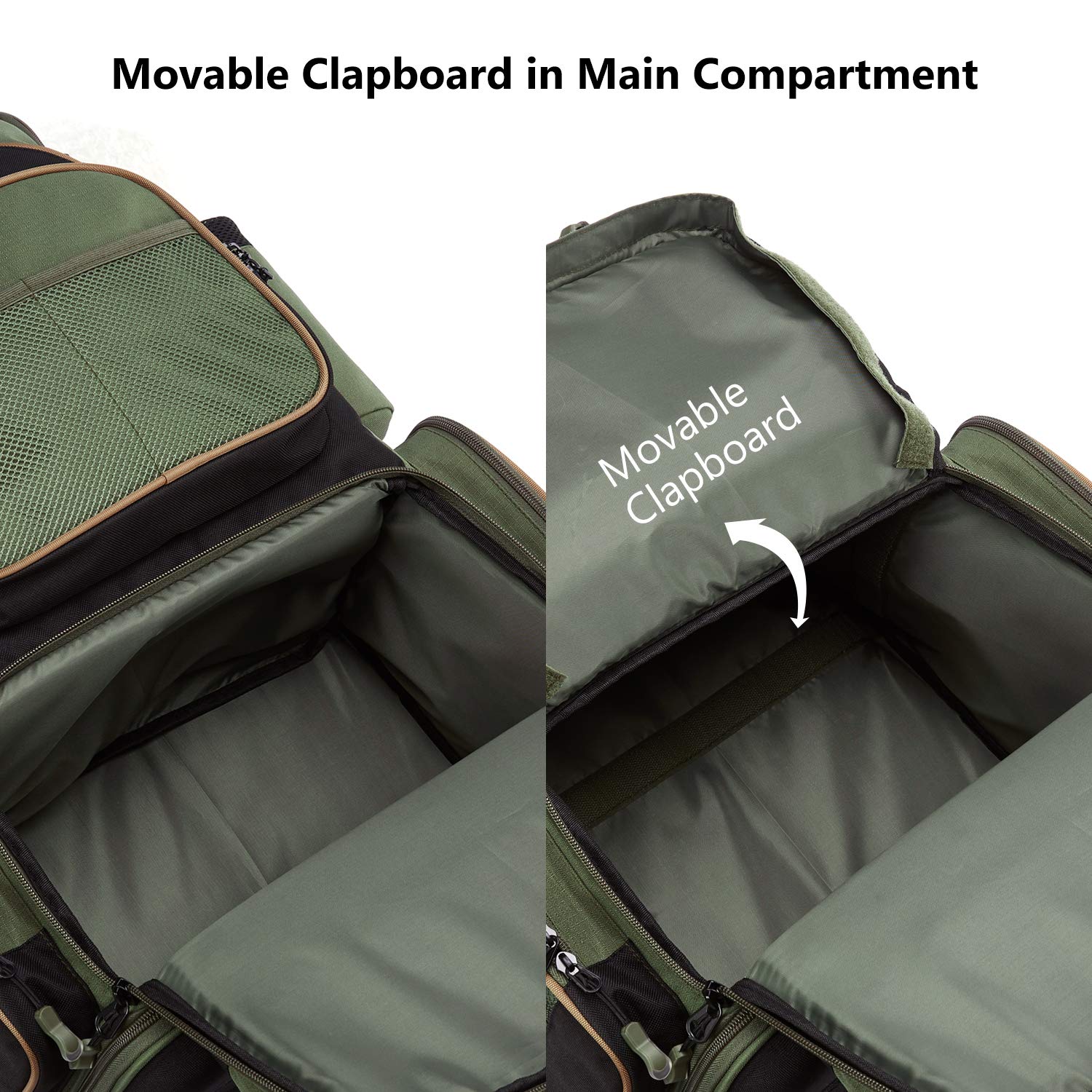 BASSDASH hard sunglasses compartment keeps eyewear safe during transport.