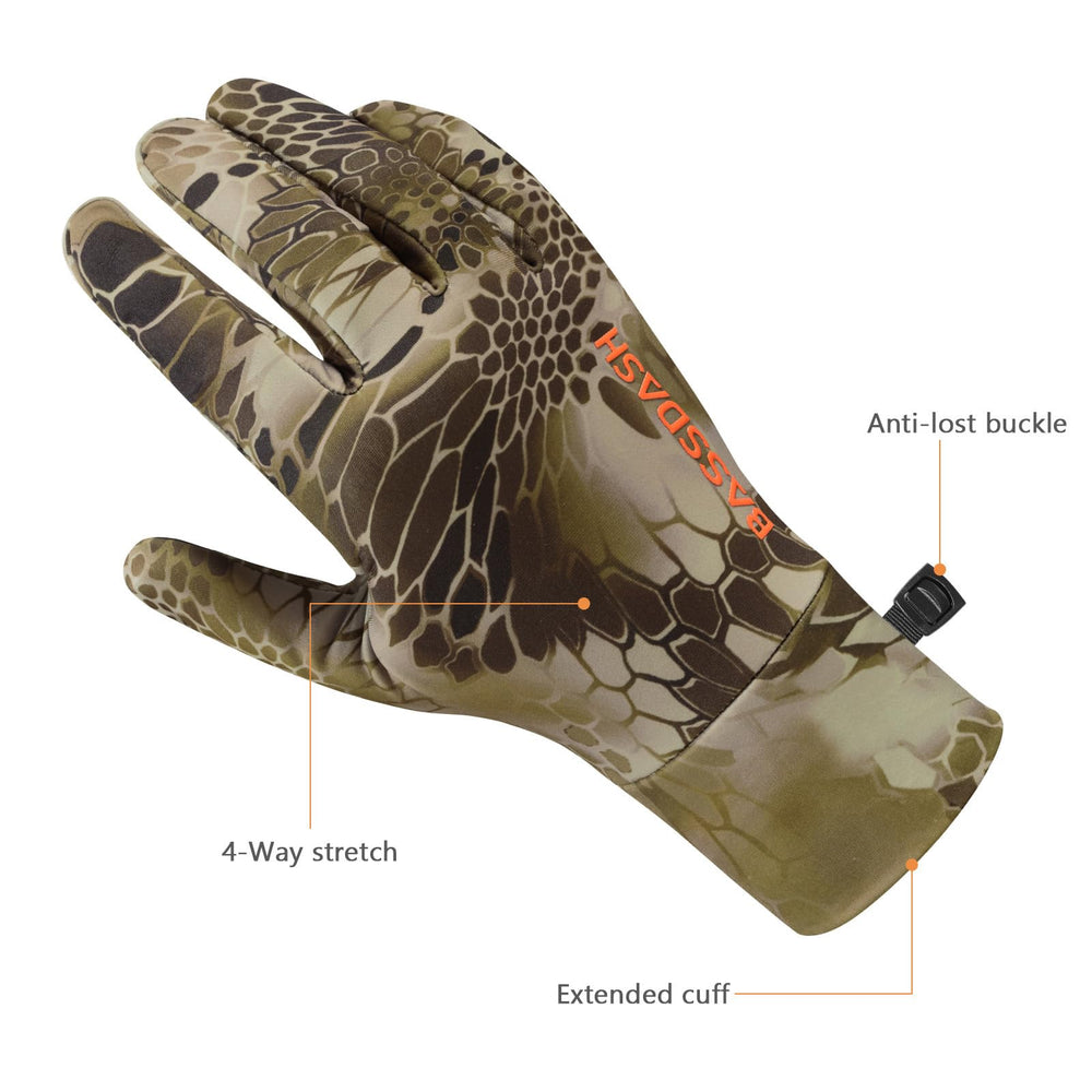 BASSDASH HG07 extended cuff traps warmth and fits under sleeves for extra insulation.