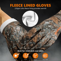 BASSDASH HG07 touchscreen fingers enable easy GPS use without glove removal.
