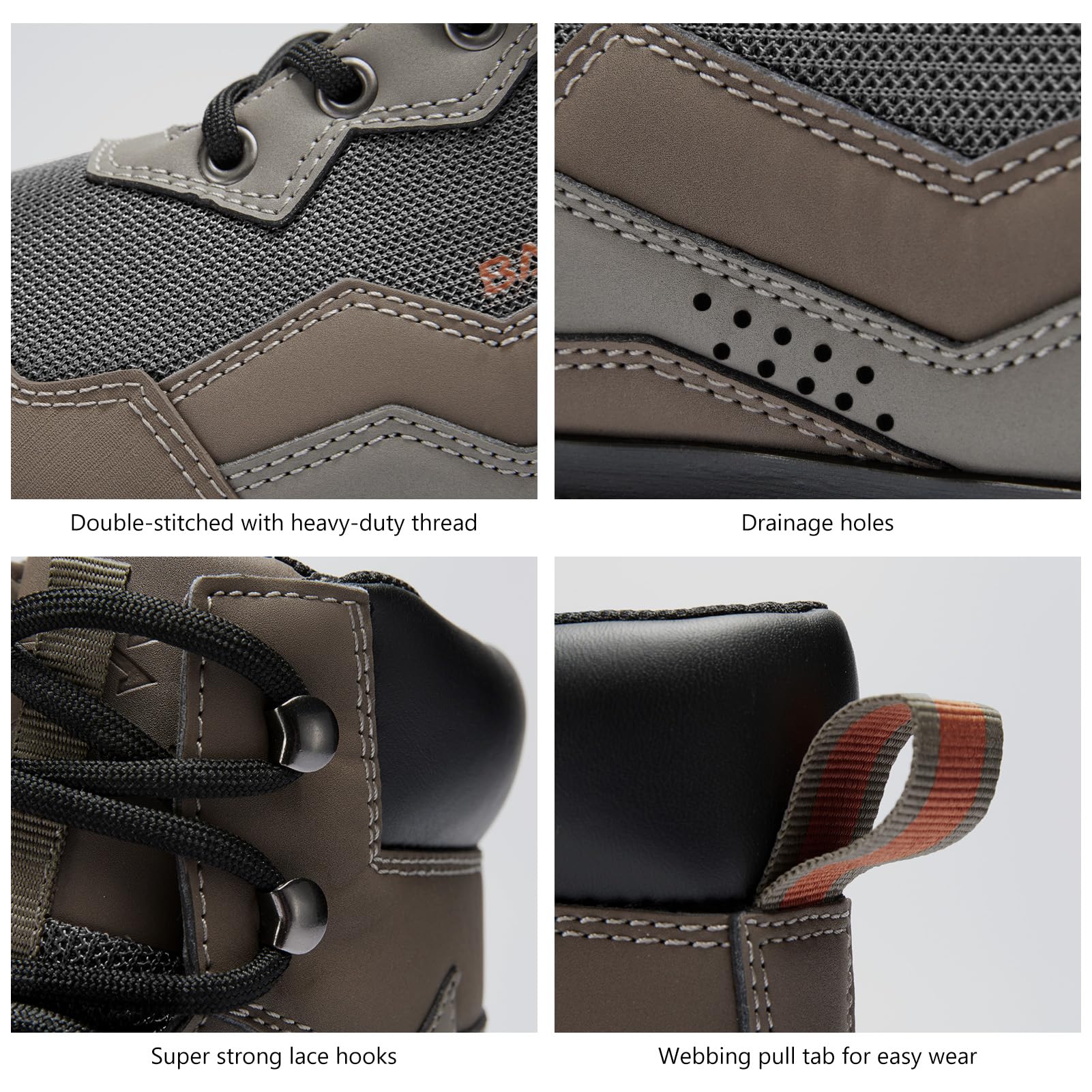 Bassdash Immerse drainage holes and pull-straps enable easy wear and water drainage.