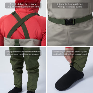 BassDash IMMERSE waders pass tank waterproof tests for reliable outdoor adventures.