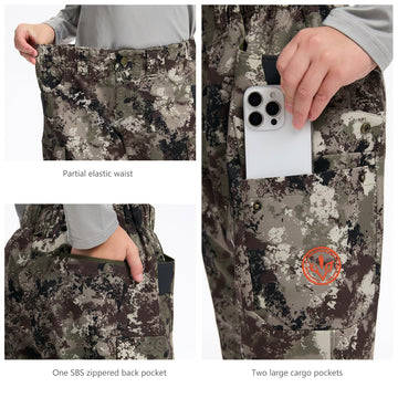 BASSDASH Invis Kids pants outdoor-adventure use keeps active explorers comfortable.