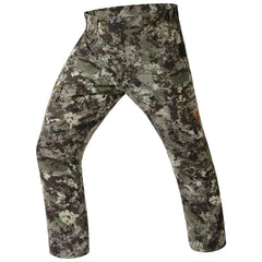 BASSDASH men's hunting pants silhouette highlighting four-way stretch for all-day maneuverability.