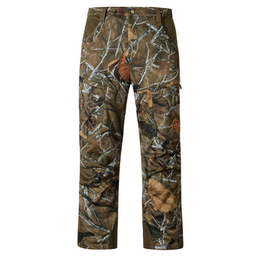 BASSDASH men's insulated hunting pants fleece-lining closeup highlighting warmth and dry comfort