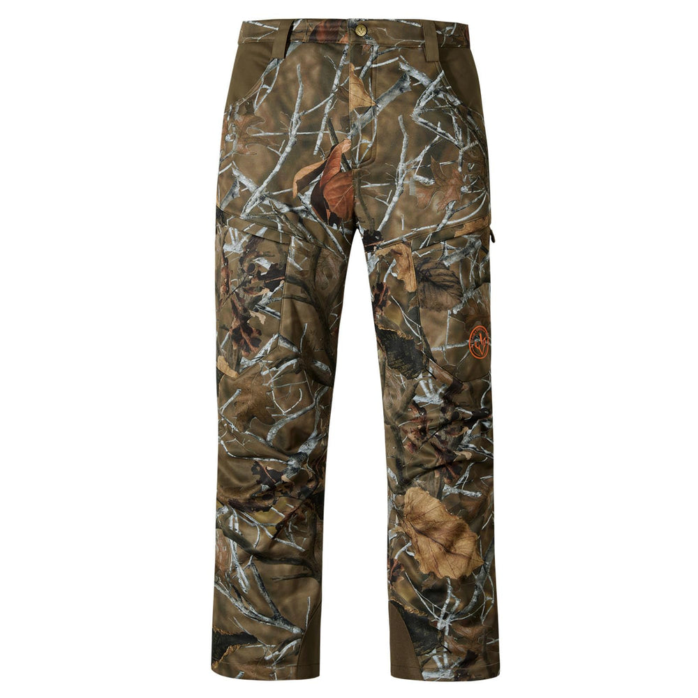 BASSDASH men's insulated hunting pants fleece-lining closeup highlighting warmth and dry comfort