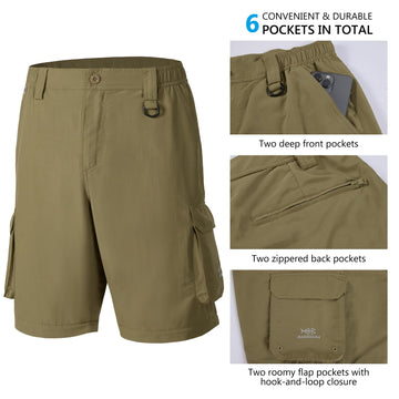 BASSDASH cargo pockets with secure closures for valuables.