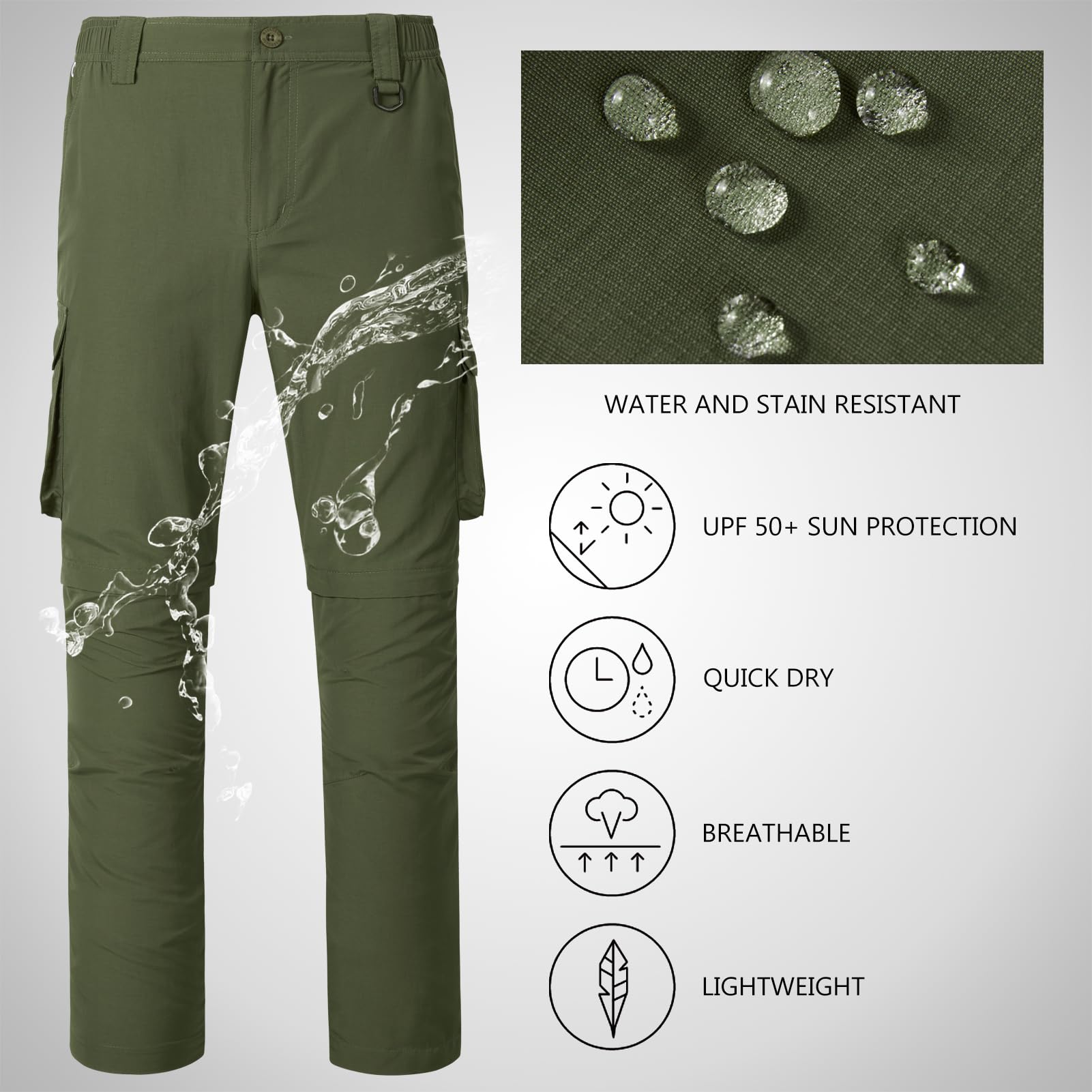 BASSDASH six-pocket layout provides secure storage during hikes.