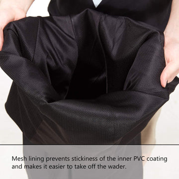 BASSDASH mesh lining close-up demonstrates comfort and easy removal