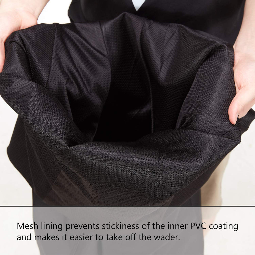 BASSDASH mesh lining close-up demonstrates comfort and easy removal