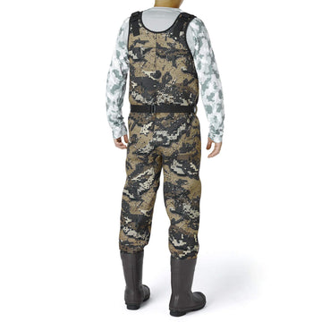 BASSDASH waders feature reinforced toes and heel for long-lasting durability