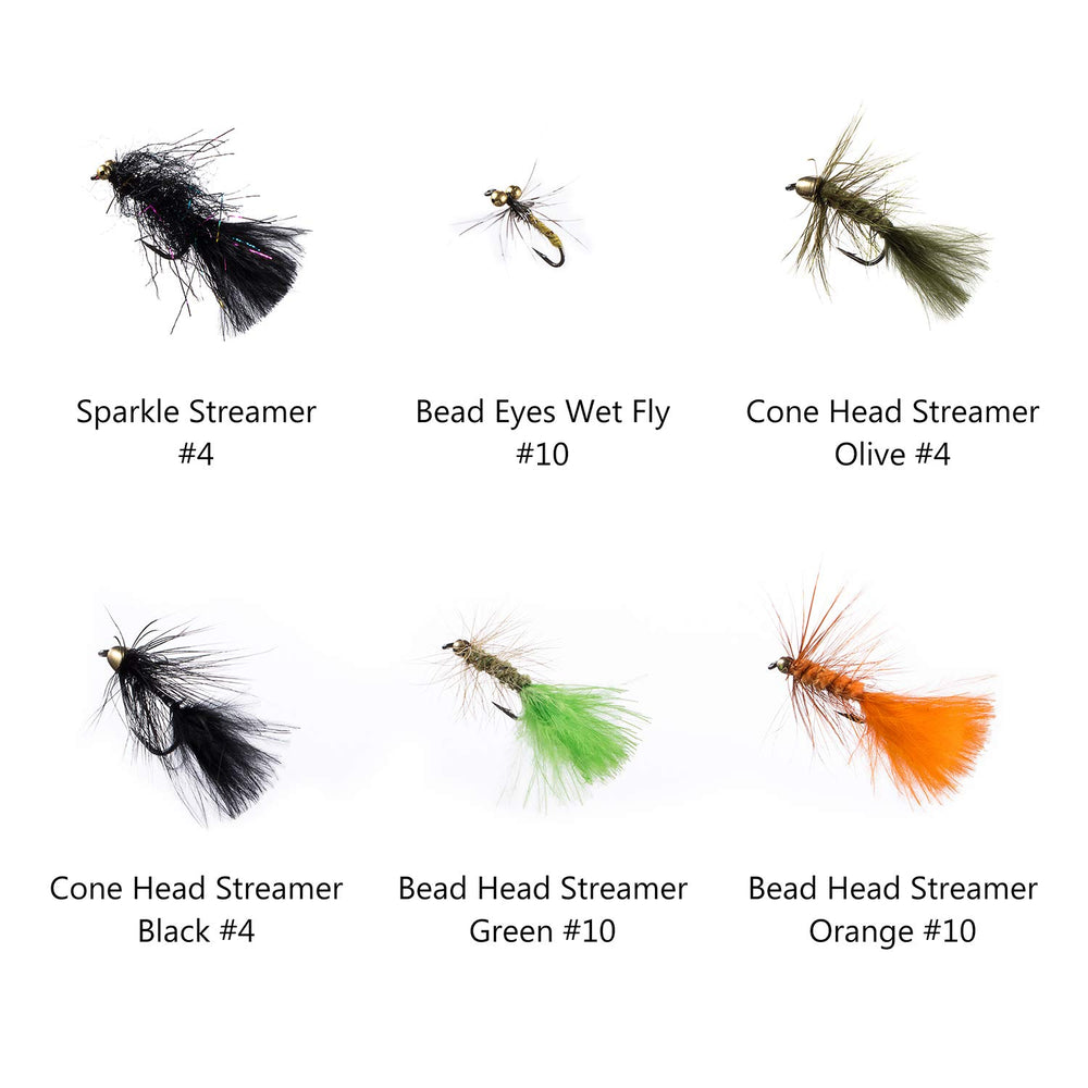 BASSDASH sparkle streamer close-up designed to attract predator fish