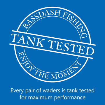 BASSDASH tank-tested waterproof design protects you in seas, lakes, and rivers.
