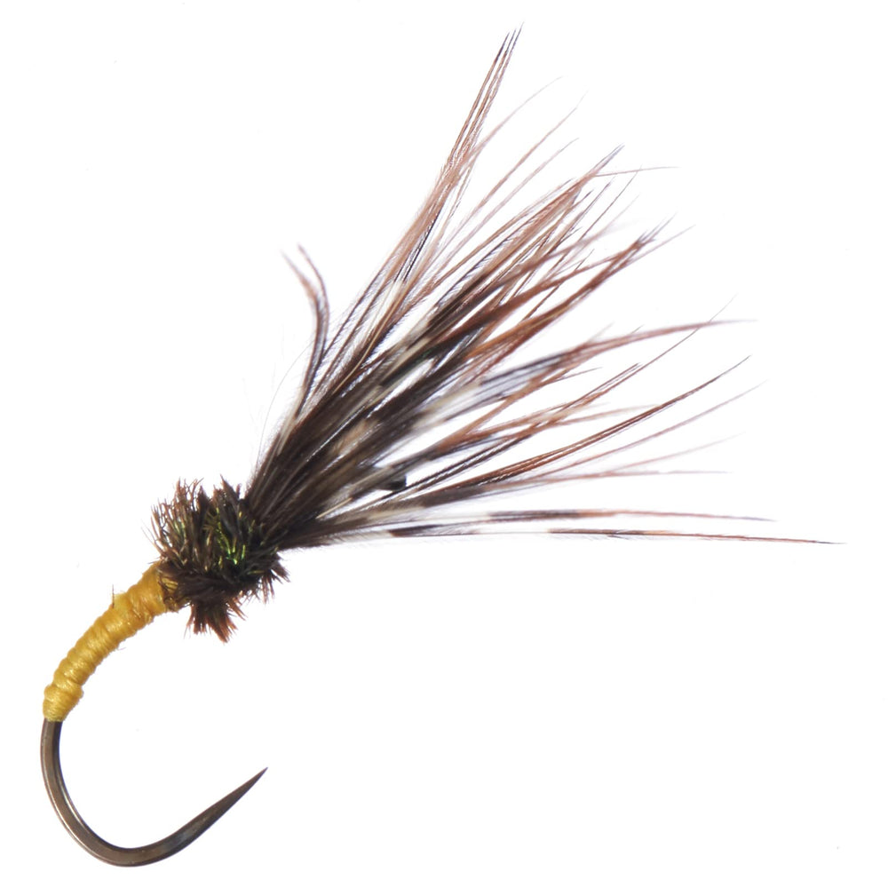 Takayama Kebari Black pattern Tenkara fly from BASSDASH 12pc set