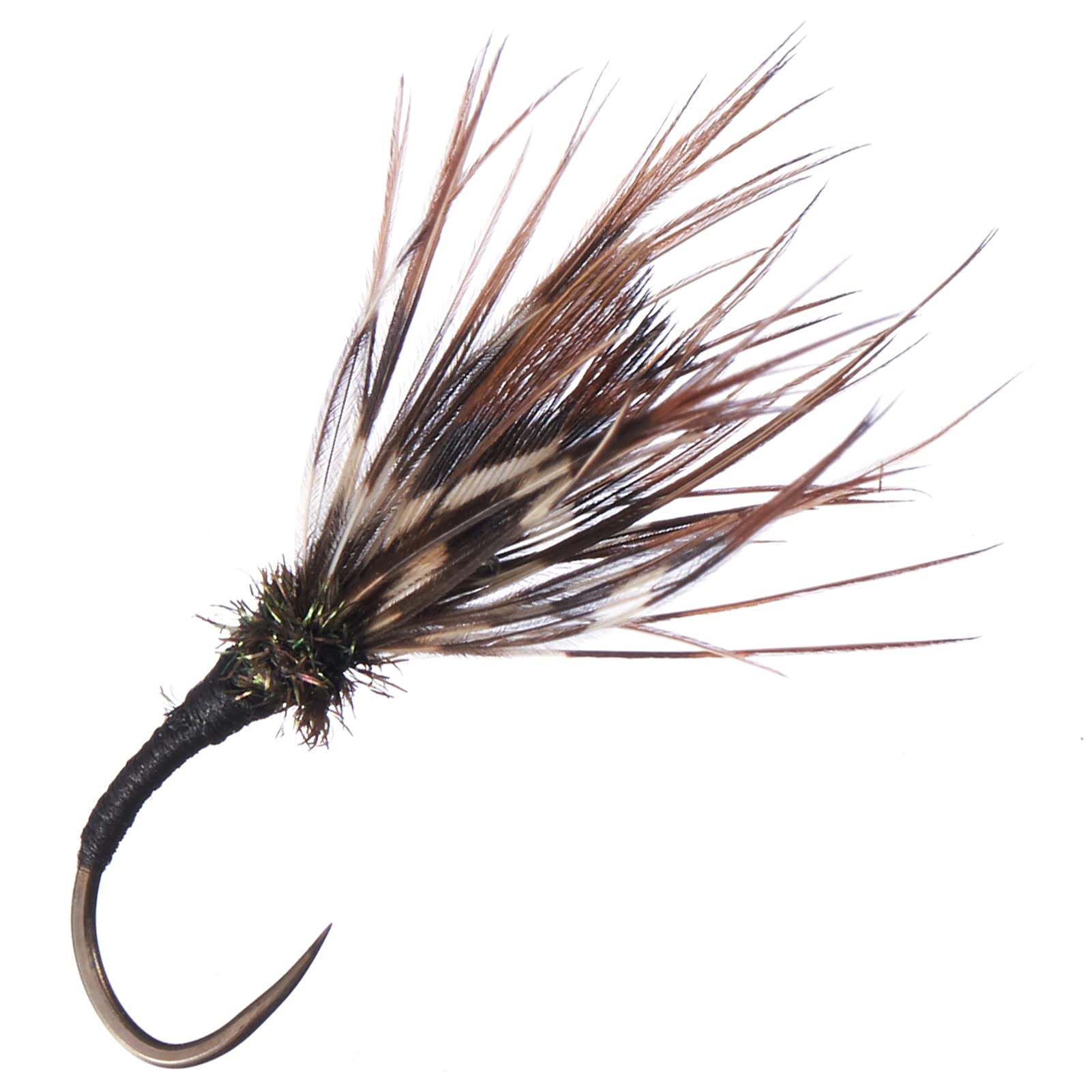 Light Grey Kebari Tenkara fly from BASSDASH 12pc assortment