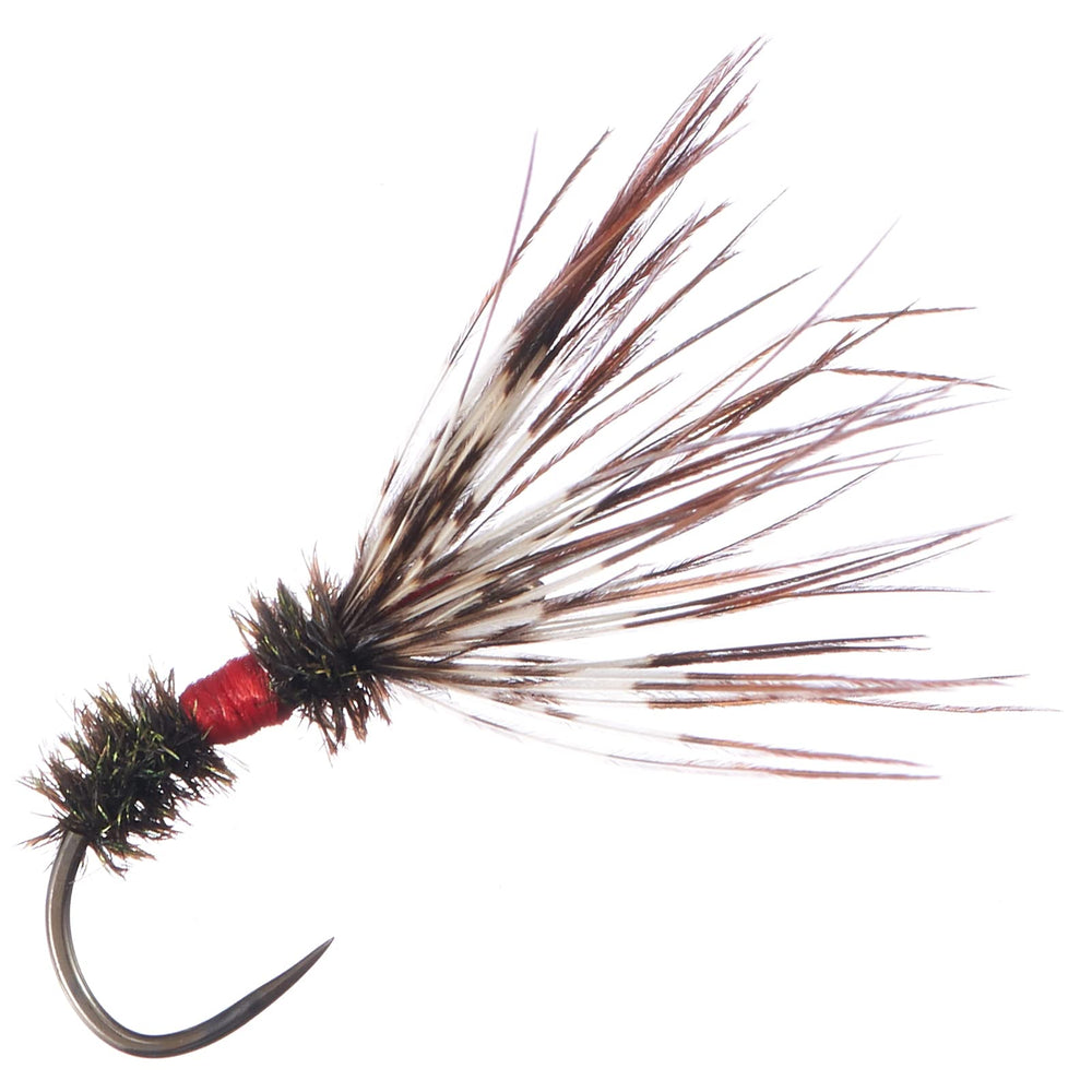 Tenkara Kebari flies on size 12 barbless hooks