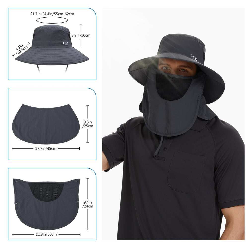 BASSDASH UPF50 mesh back panel keeps airflow high for cooling comfort