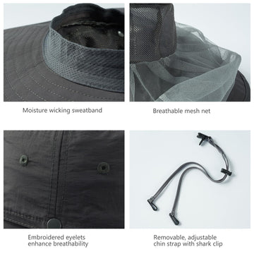 BASSDASH UPF50 one-size hat fits most heads up to 23.2 inches