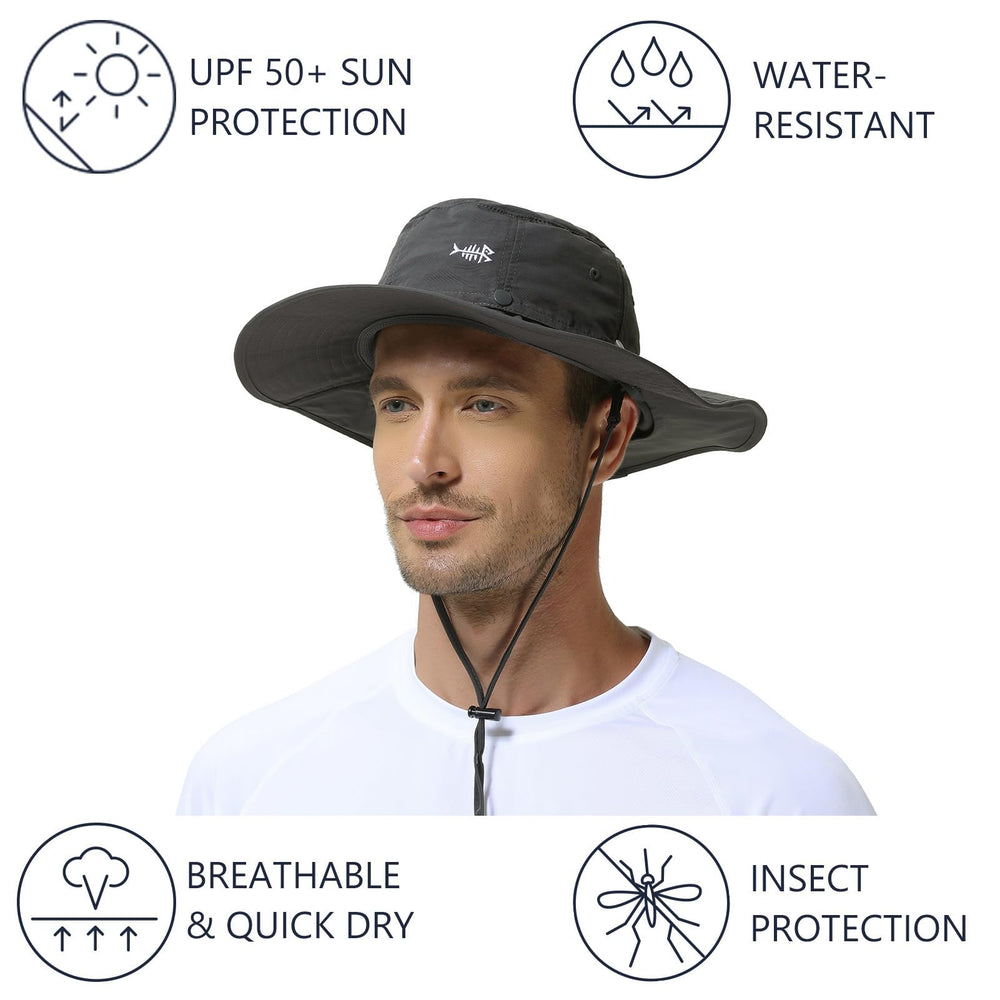 BASSDASH UPF50 hat with sweatband and breathable eyelets