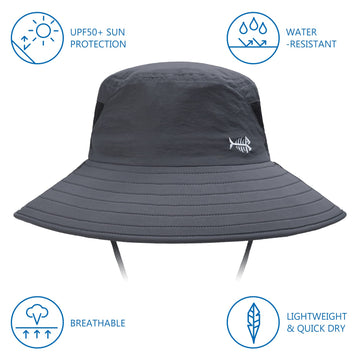 BASSDASH UPF50 neck flap offers 360-degree sun protection for neck and ears