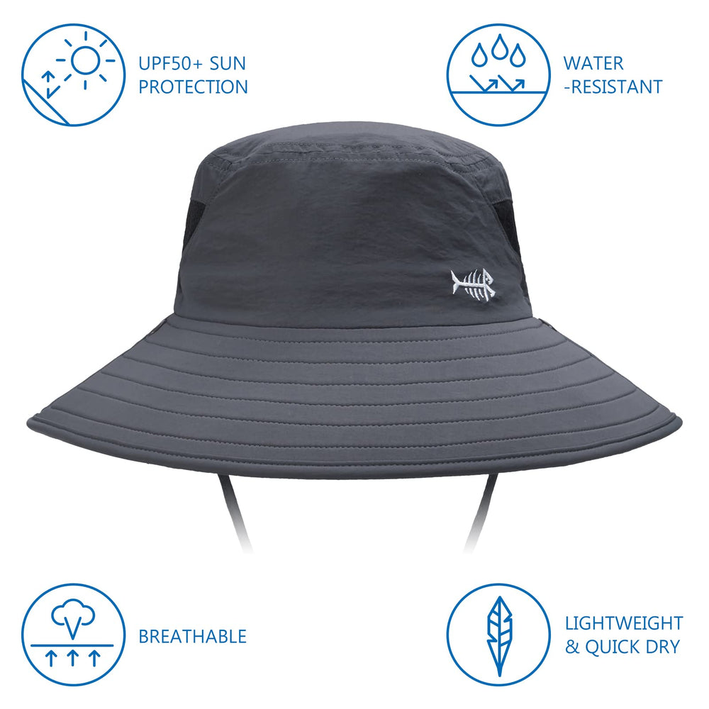 BASSDASH UPF50 neck flap offers 360-degree sun protection for neck and ears