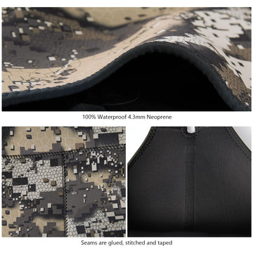 BASSDASH WADER insulated boot foot with 600g Thinsulate keeps feet warm in cold mornings.