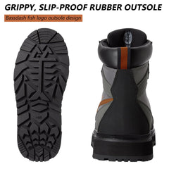 Anti-slip rubber outsole with Bassdash logo