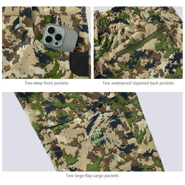 BASSDASH Walker pants durable-hem-gusset supports rugged field wear
