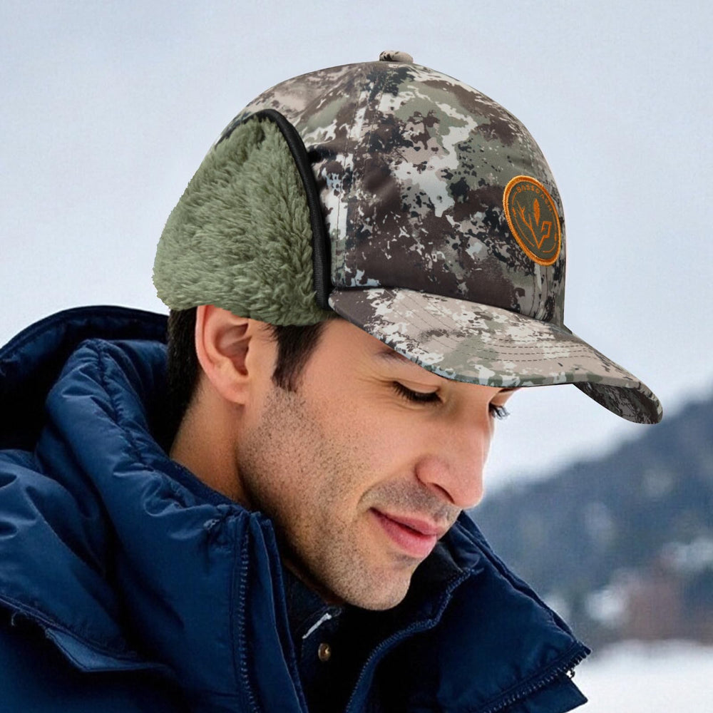 BASSDASH warm fleece hat adjustable back closeup confirms secure customizable fit