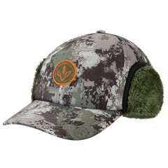 BASSDASH warm fleece hat front view for dry warmth on cold hunts