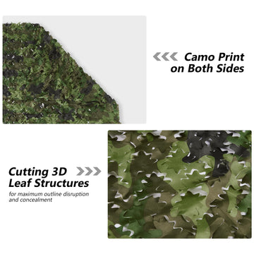 BASSDASH water-resistant camo netting keeps gear dry during showers