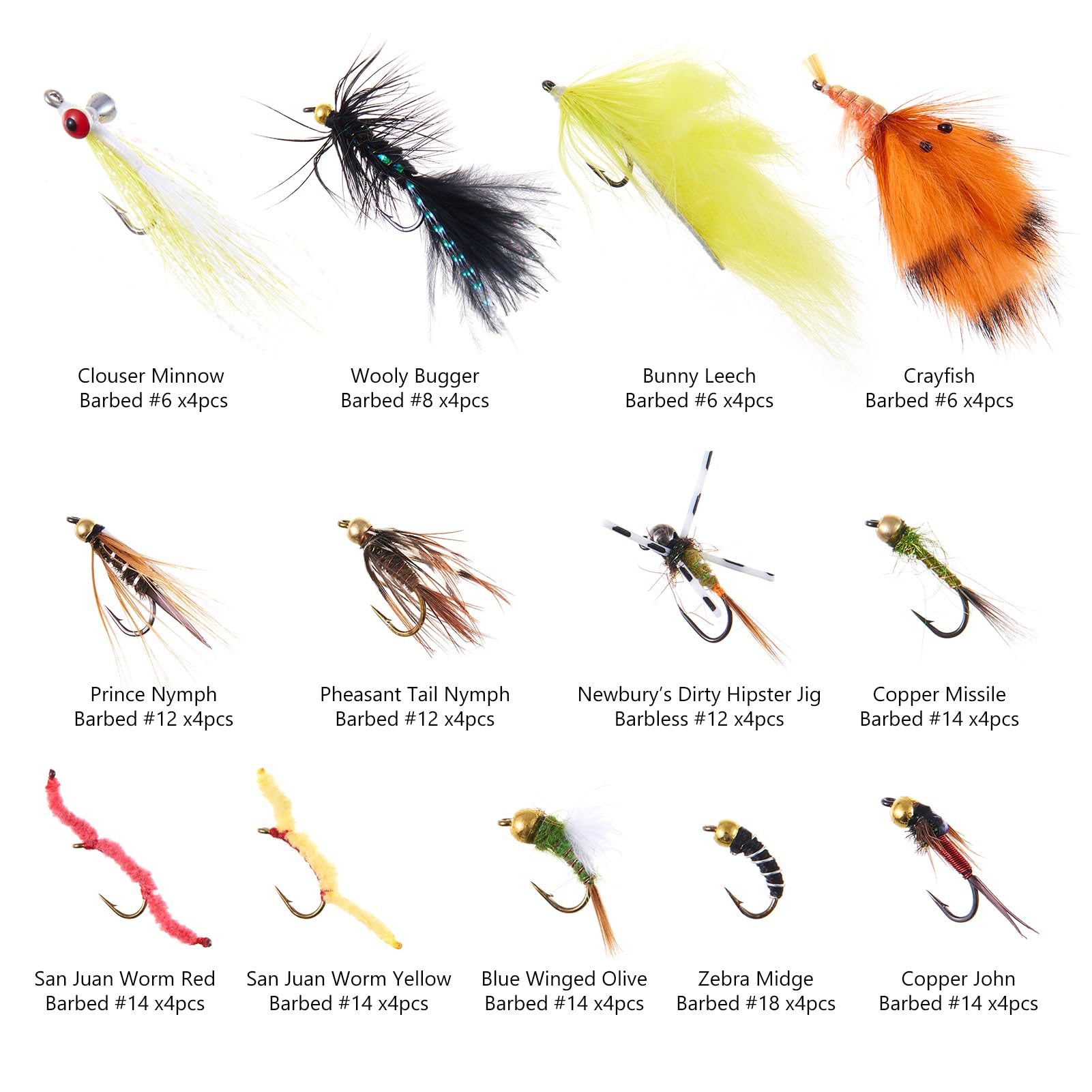 Wooly Bugger pattern wet fly from the kit