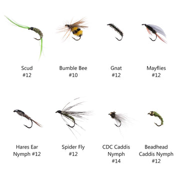BASSDASH wet flies and nymphs close-up for versatile freshwater tactics