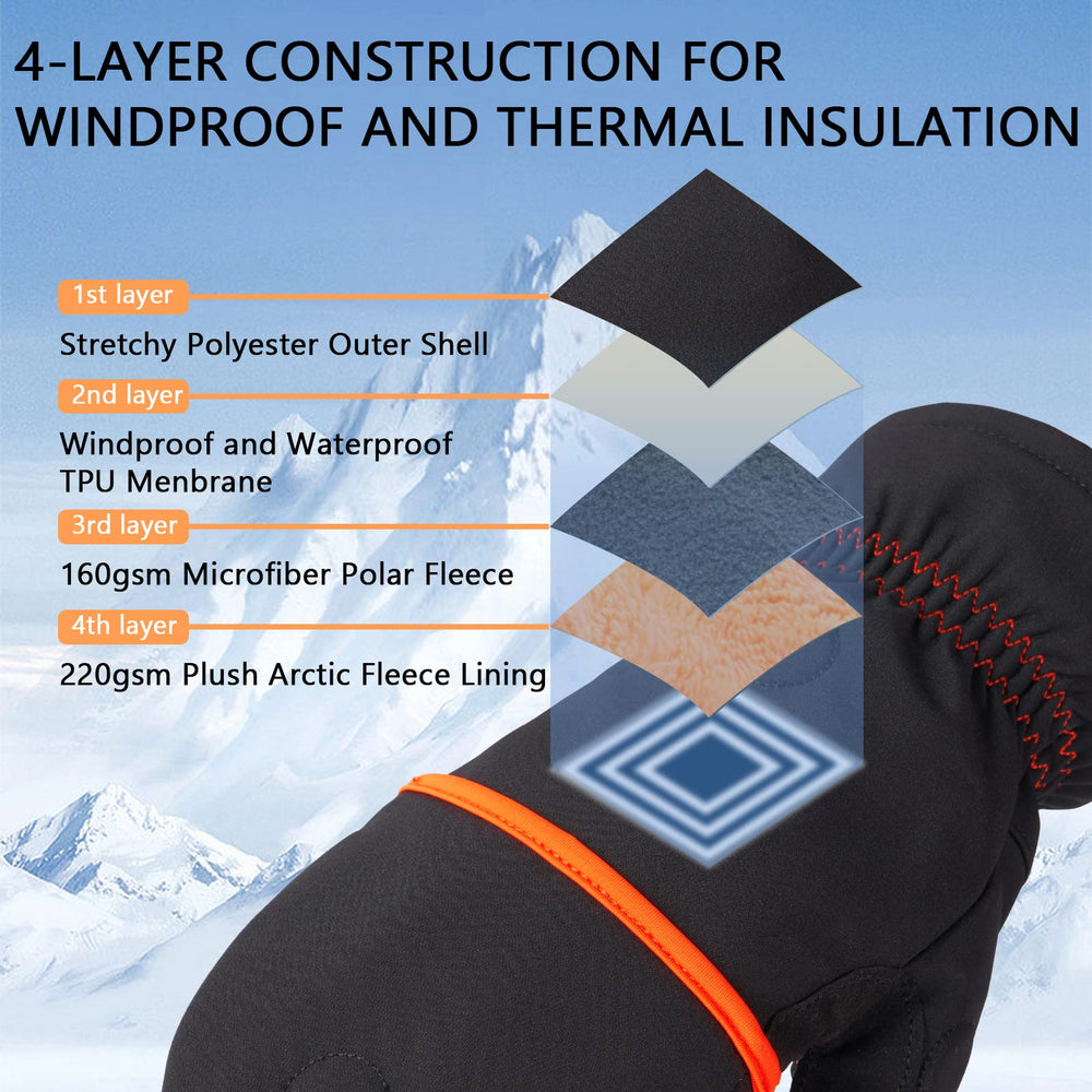 BASSDASH WinteFlex palm with anti-slip silicone improves grip in slippery conditions.