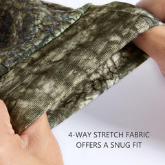 BASSDASH winter fleece hunting gloves palm silicone grip for steady gear control in damp terrain.