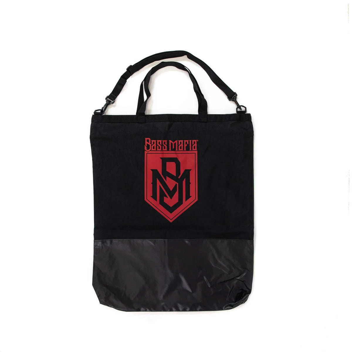 Bass Mafia Body Bag weigh bag 21x24 showing bold branding and carry strap