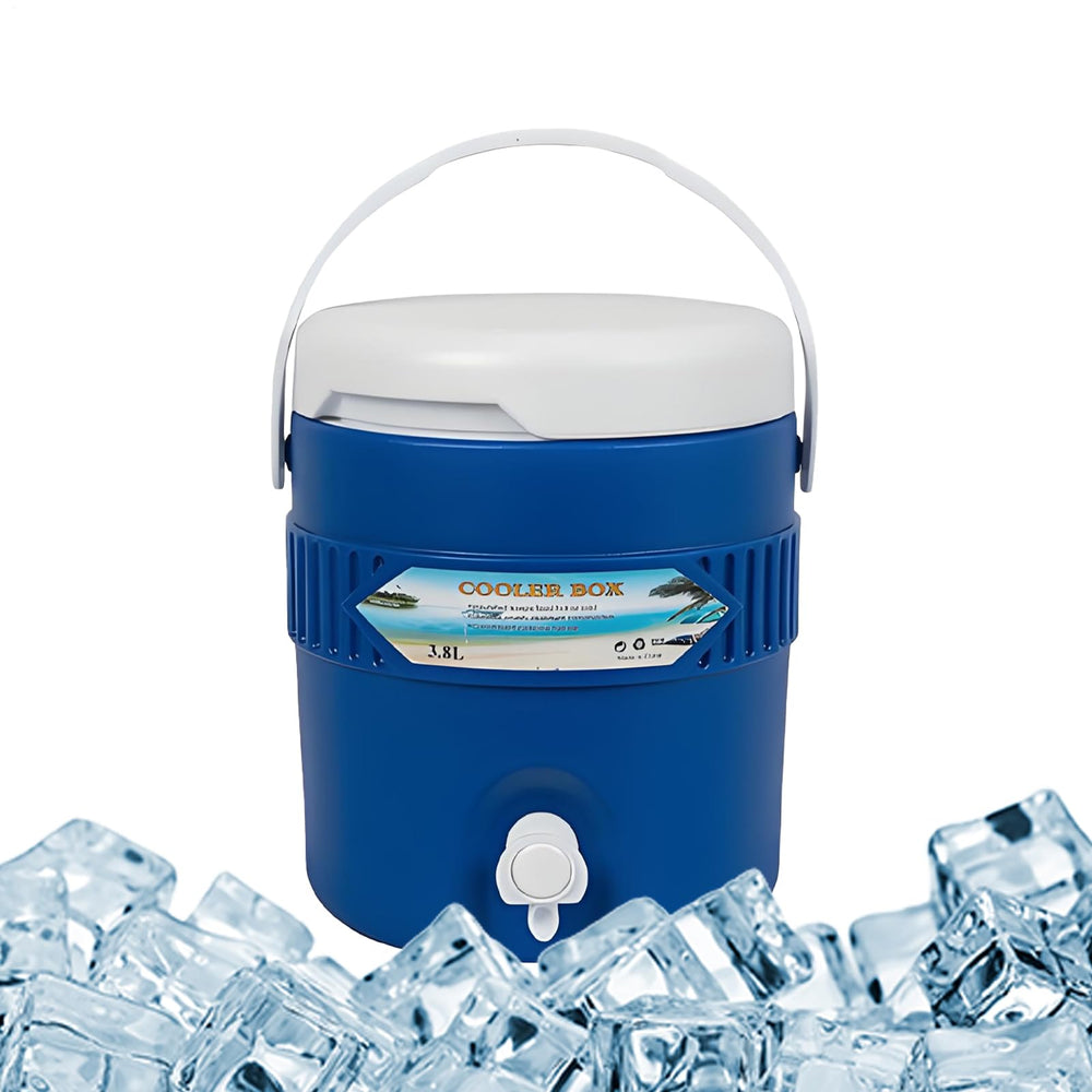 Basyurity insulated beverage cooler box keeps drinks cool during outdoor adventures.