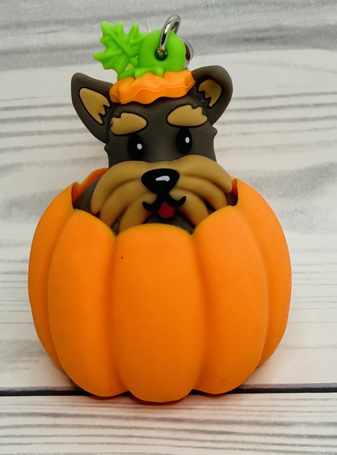 Bath & Body Works Pop-up Pup Pumpkin PocketBac Holder designed to pair with PocketBac sanitizer.